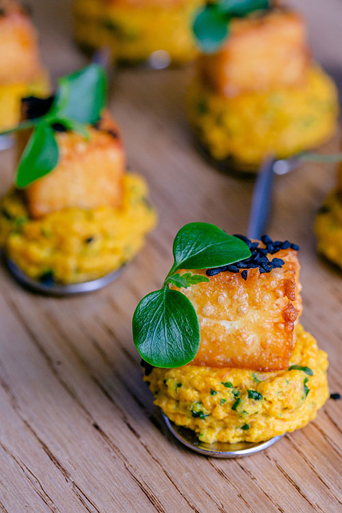 Healthy Canapés from the Hilton