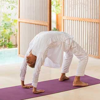 Swami Purohit doing the crab